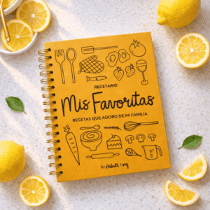 Recetario "Mis favoritas" – Tu propio libro de recetas