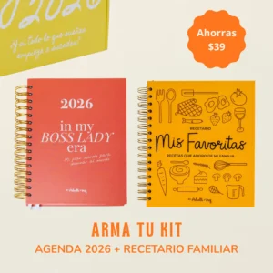 Agenda + recetario familiar a precio especial