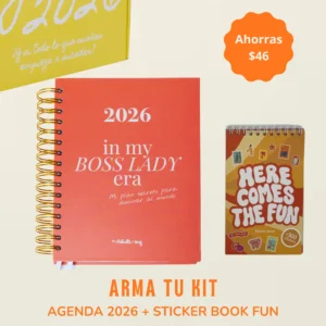 Agenda 2026 + Sticker book FUN a precio especial