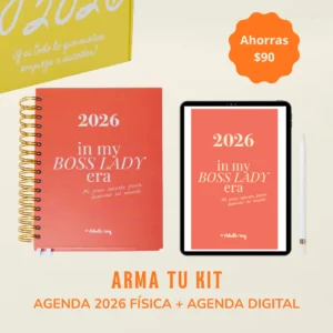 Agenda física + agenda digital a precio especial